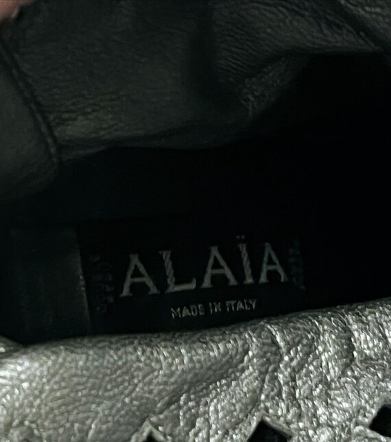 Iconic Vintage Azzedine Alaia Black Suede Boots - image 4