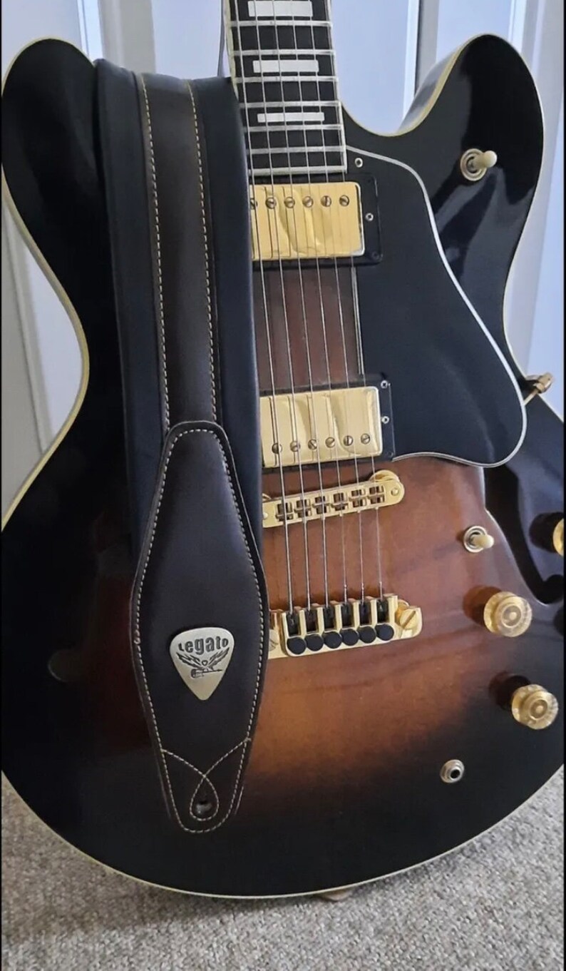 Legato Leather Guitar Strap Etsy