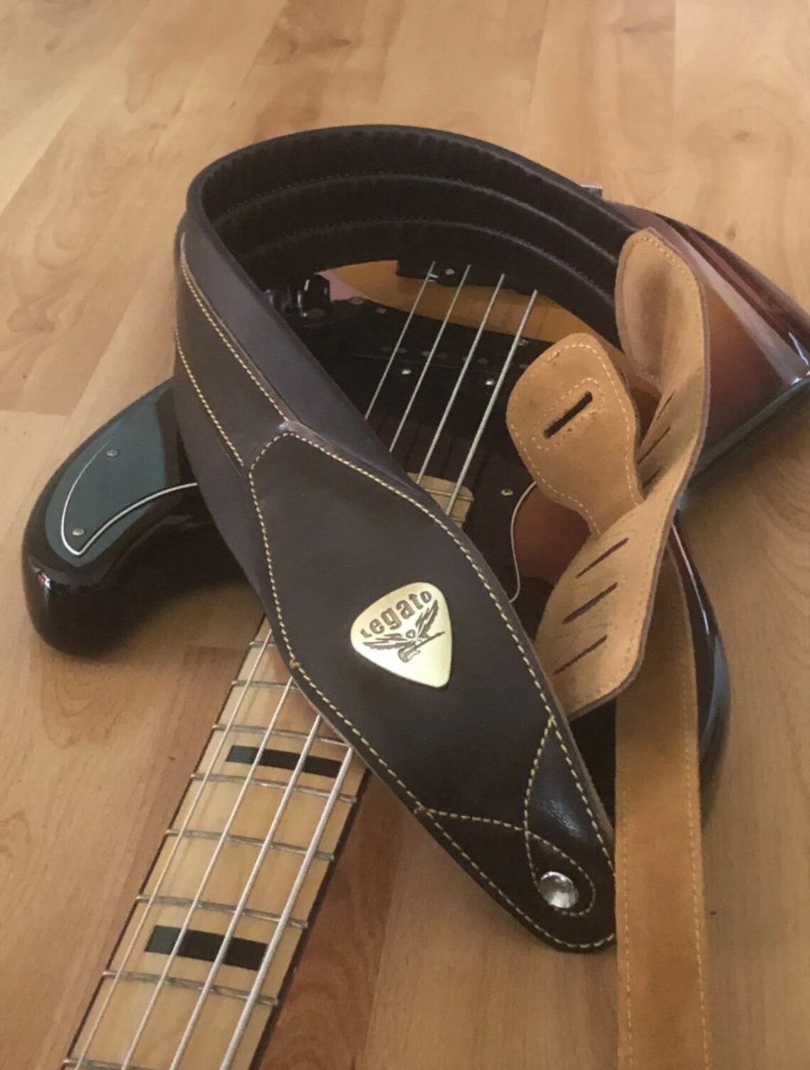 Legato Leather Guitar Strap Etsy