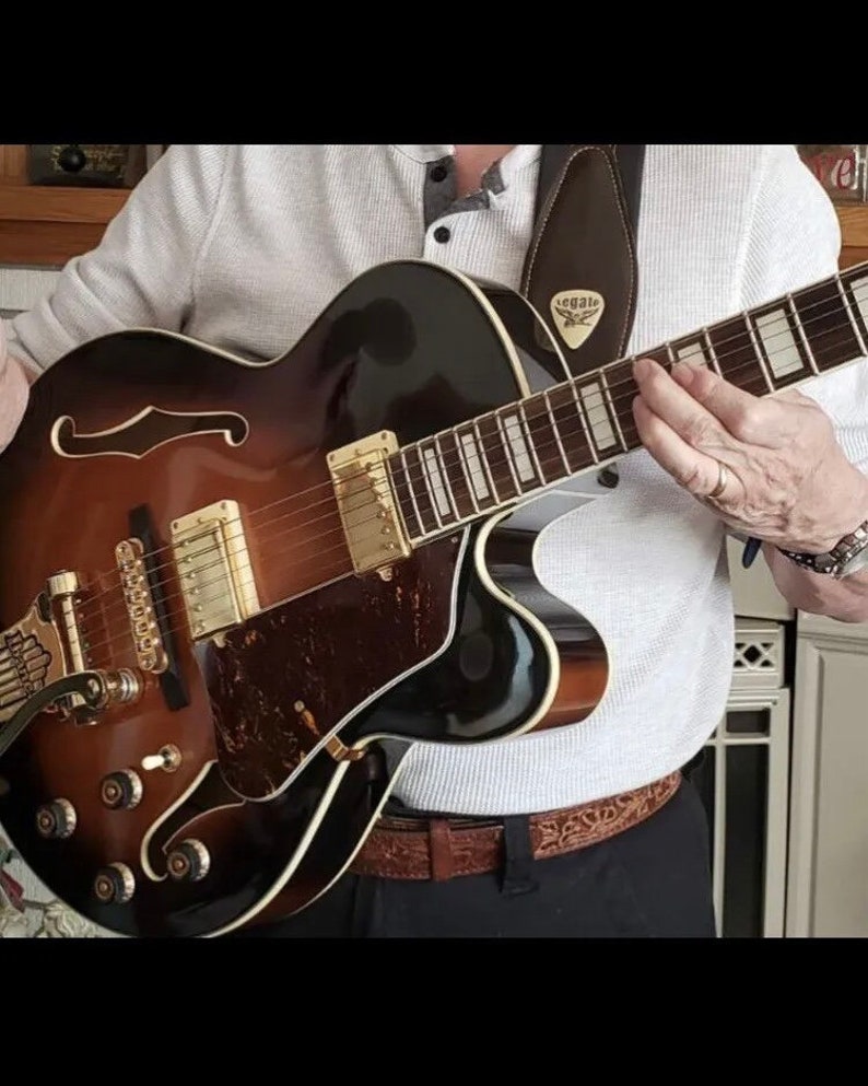 Legato Leather Guitar Strap Etsy