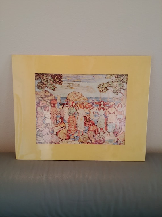 Maurice Prendergast Beach At Gloucester Print