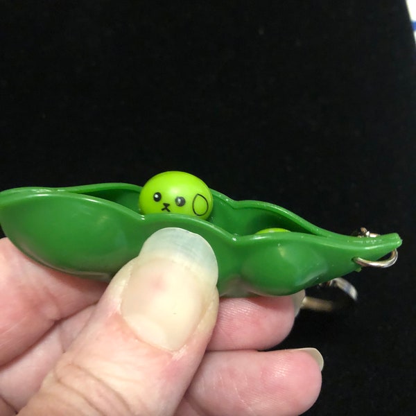 Three Happy Peas in a Pod Stress Reliever/Squishy