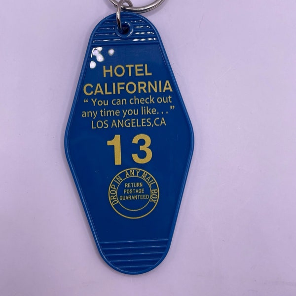 Plastic Hotel Key, California Hotel