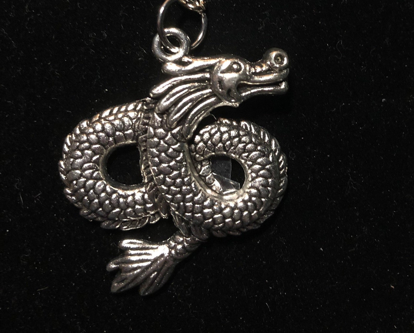 Chinese Dragon Keychain Etsy