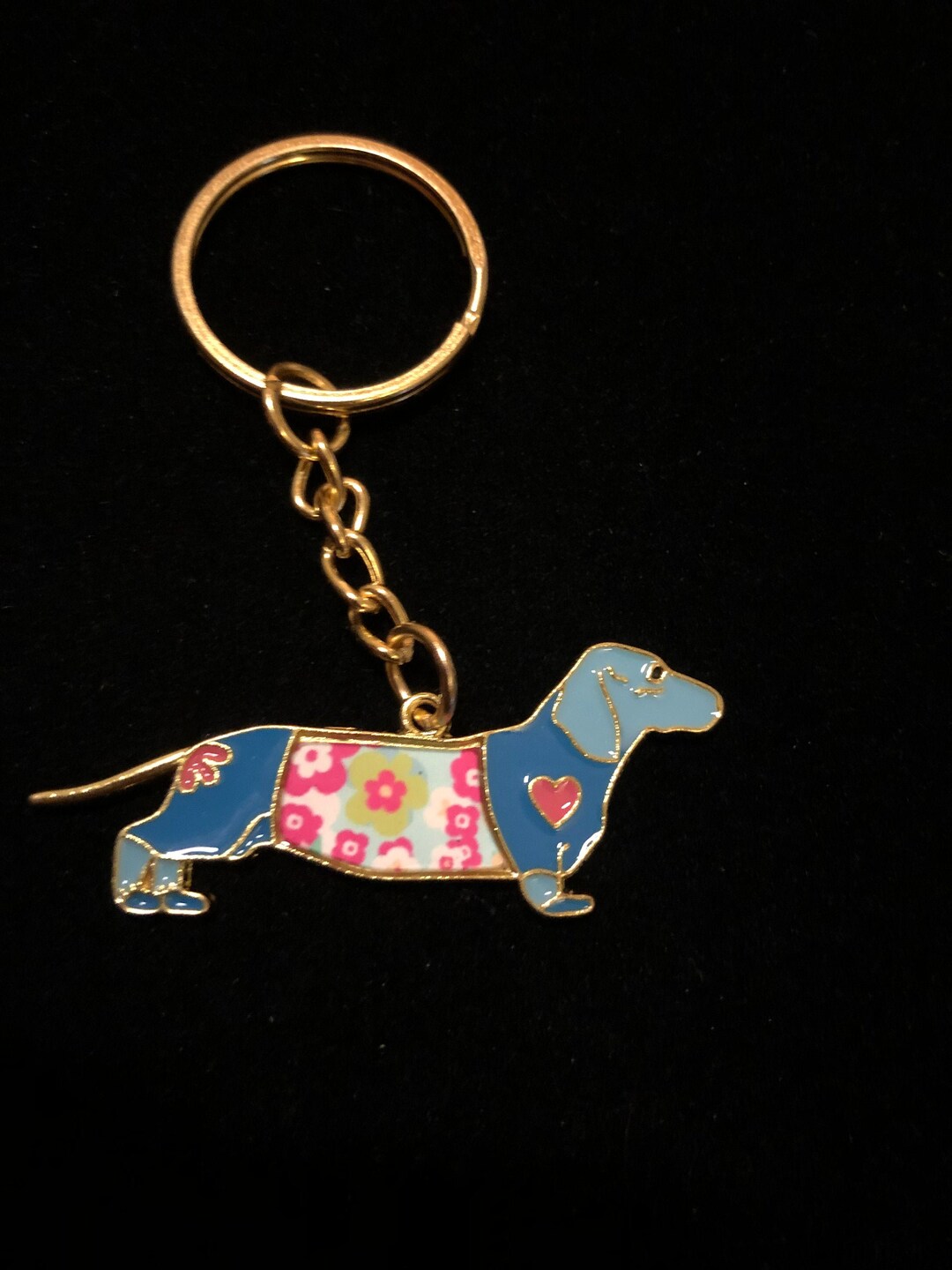 Colorful Dachshund Keychain Etsy