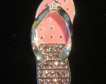 Porte-clés Sandale à Strass Roses - Neuf Sans étiquette, Accessoire Girly