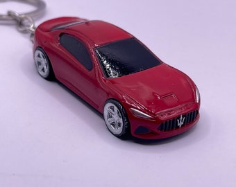 Red Toy Car Keychain