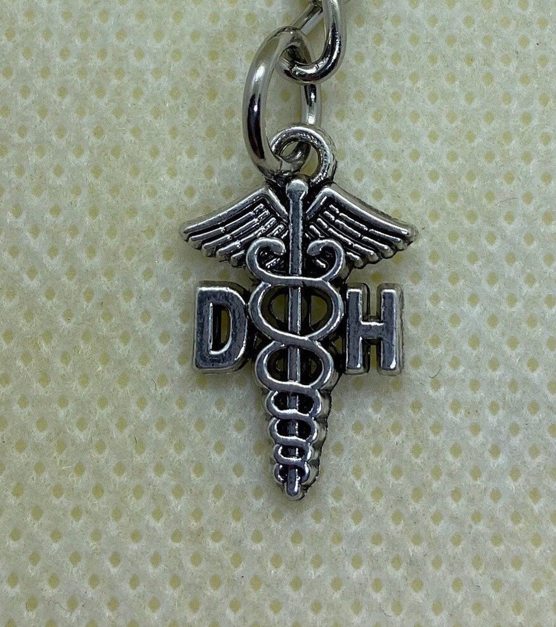 Dental Hygienist DH Medical Caduceus Etsy