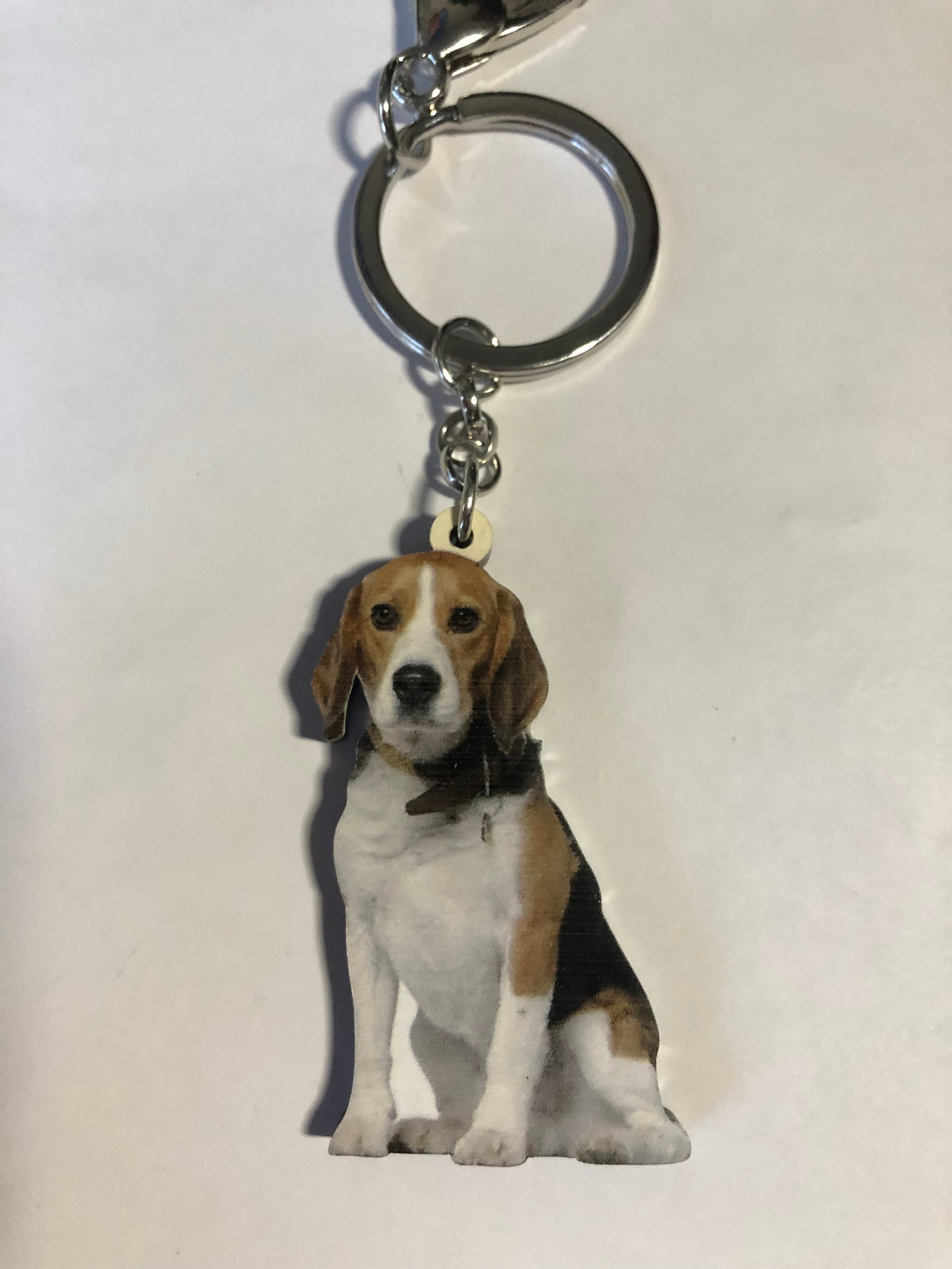 Beagle Dog Acrylic Keychain Etsy
