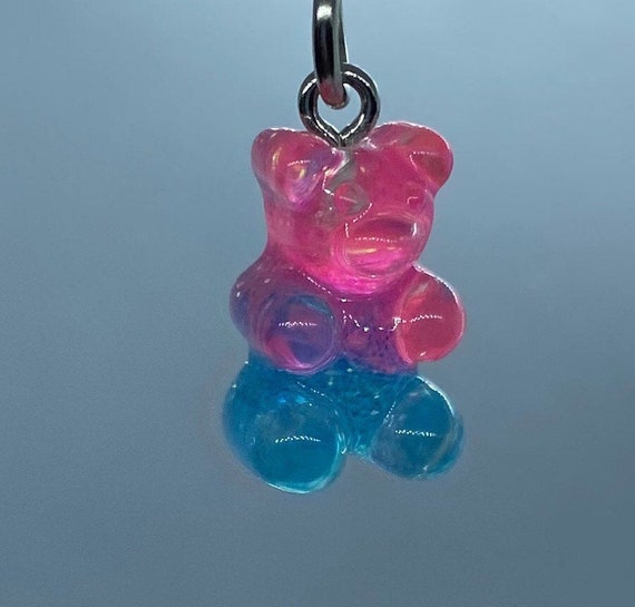 Pink and Blue Gummy Bear | Etsy