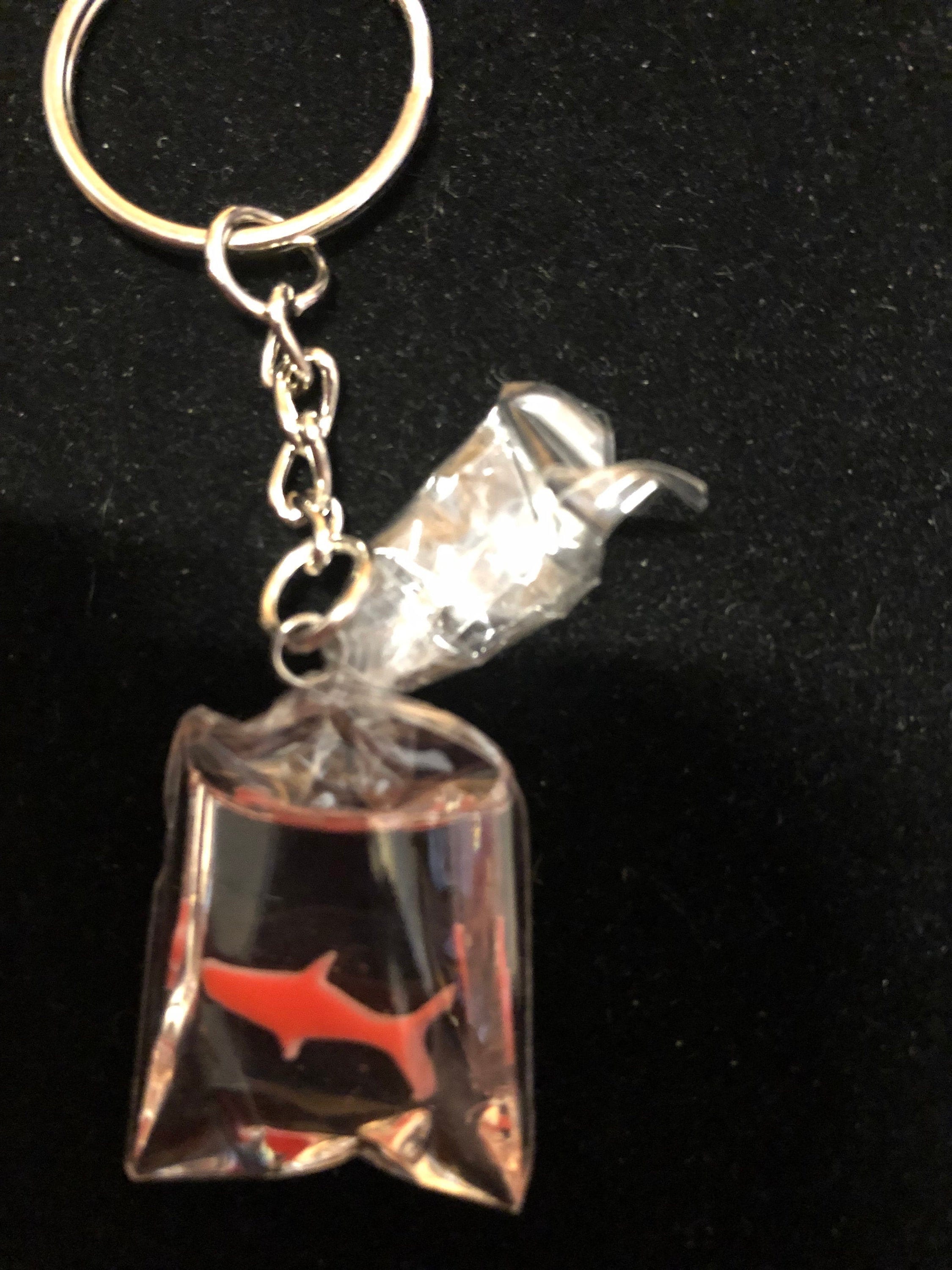 Goldfish in deals a bag keychain