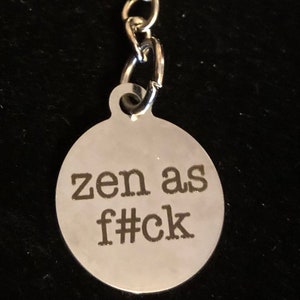 Zen As Fck Keychain image 1