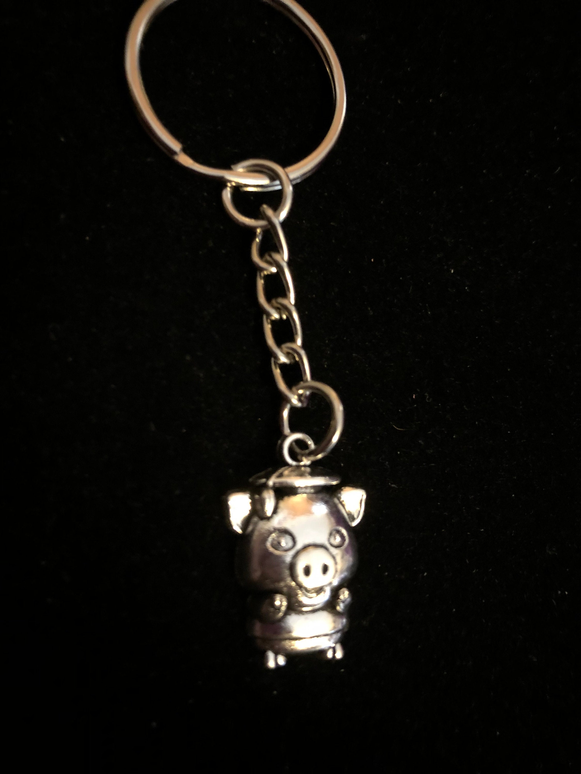Little Piggy Keychain Etsy