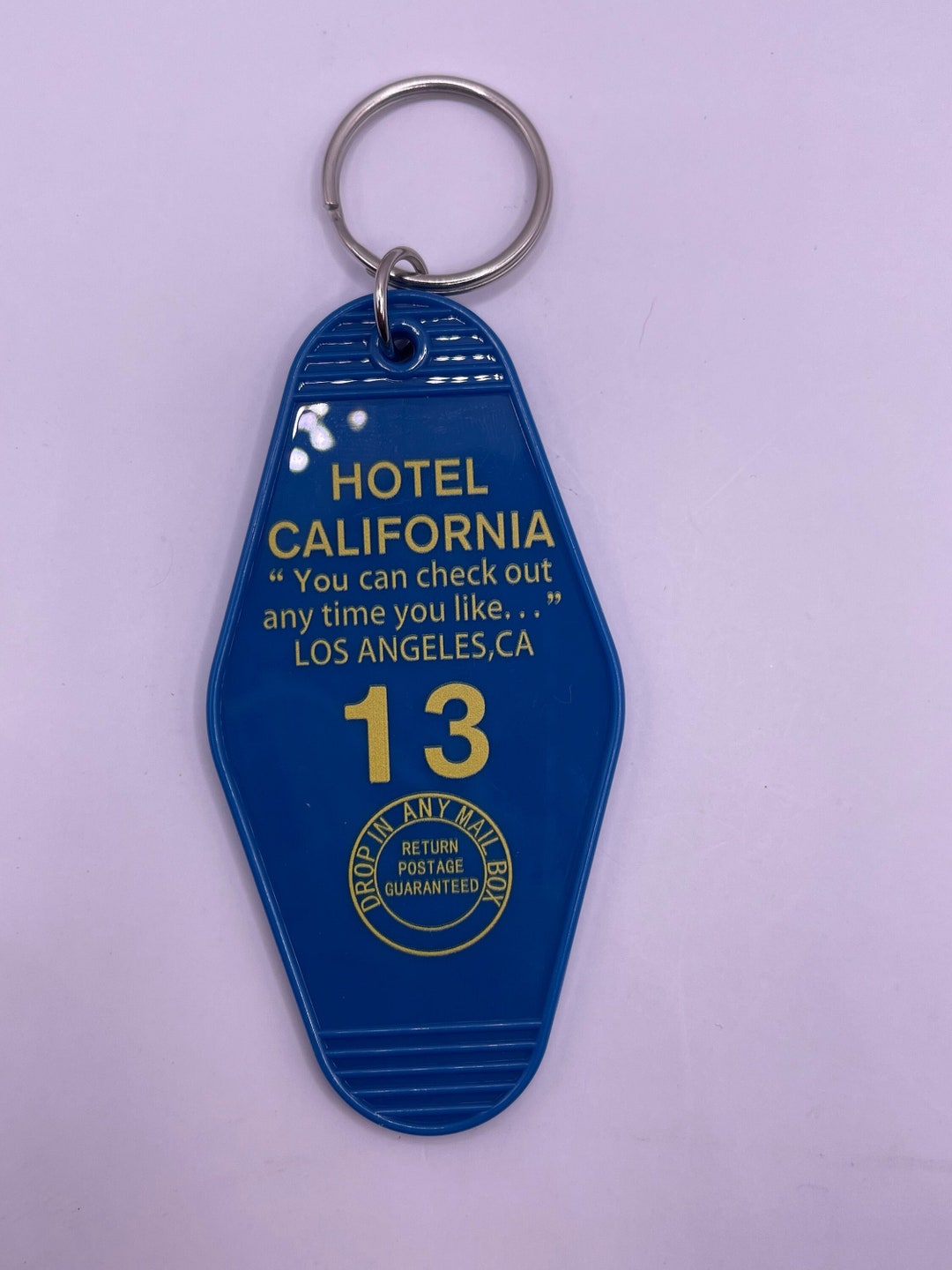 Plastic Hotel Key California Hotel Etsy