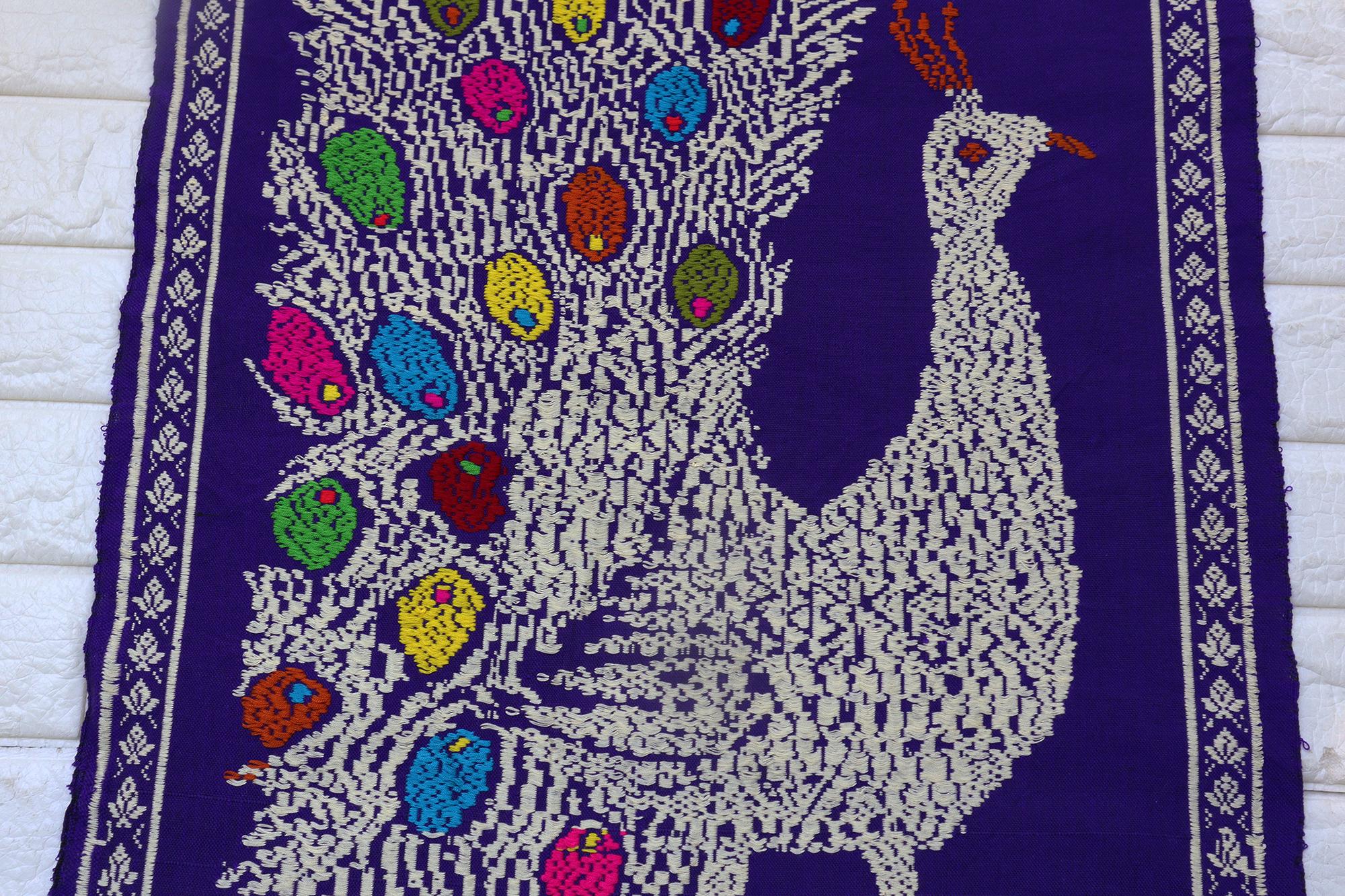 ラオス　オールド　刺繍　タペストリー　Jantique 骨董　アンティーク　布 ラオス オールド 刺繍 タペストリー Jantique 骨董 アンティーク 布