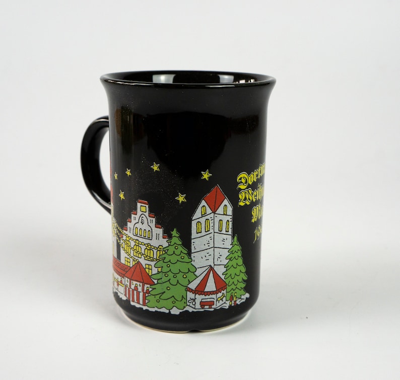 Christmas Market Mug Mulled Wine Vintage Cup Dortmund  Etsy