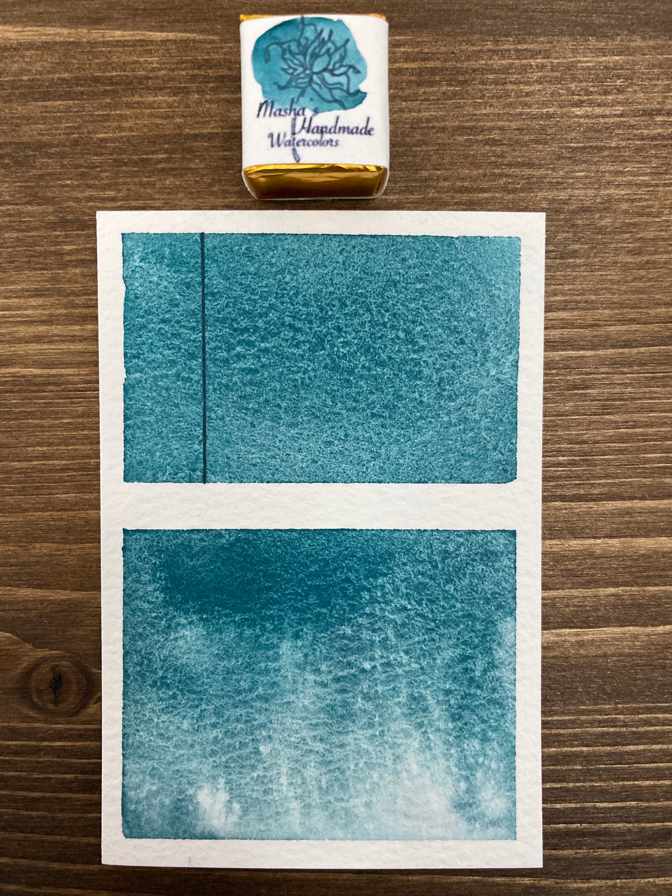 Handmade Cobalt turquoise watercolor Etsy