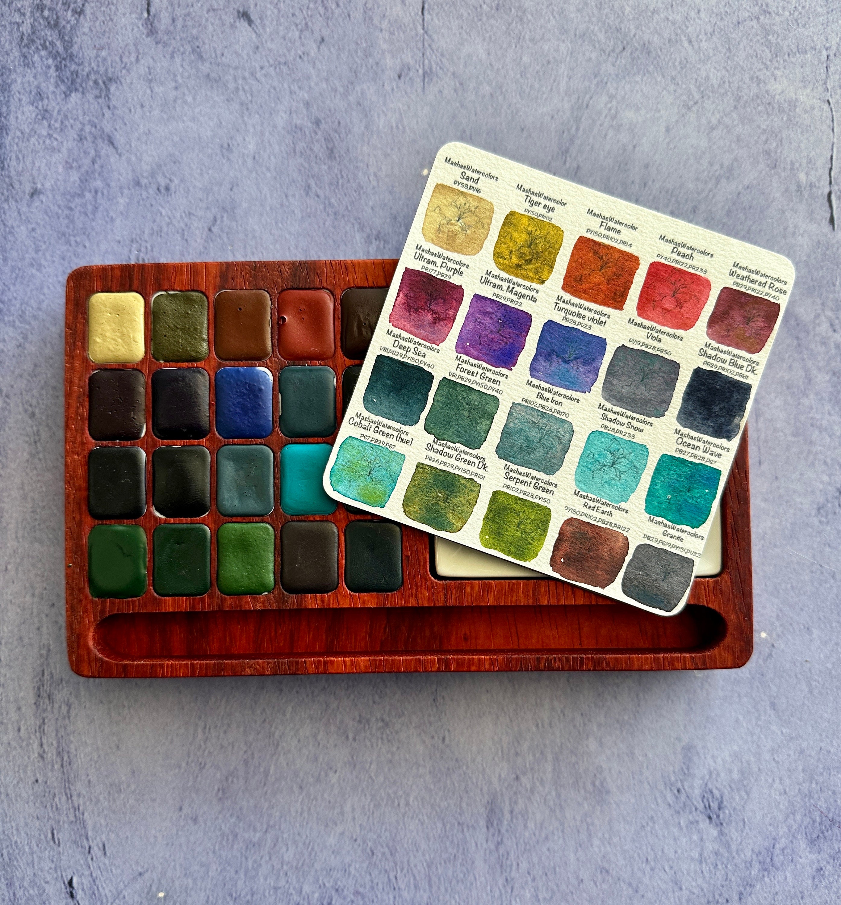 Handmade Watercolor Paints Set, Mica / Metallic Watercolors Make Your Own  MYO Set Quarter Pans 