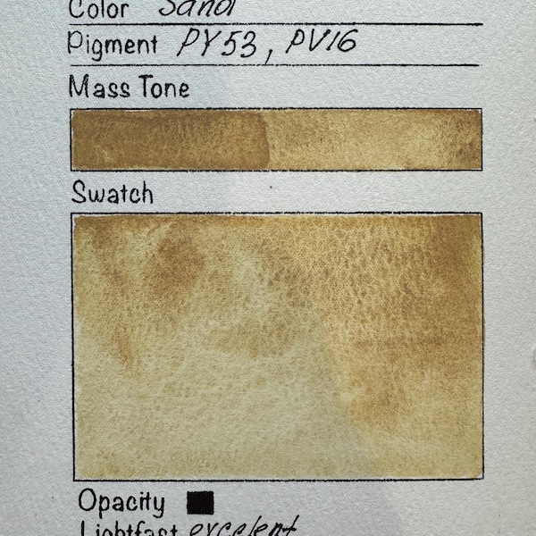 Handmade Sand granulating watercolor (NEW FORMULA)