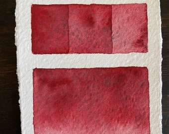 Handmade Dragons blood granulating watercolor