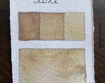 Handmade Sand granulating watercolor (NEW FORMULA)