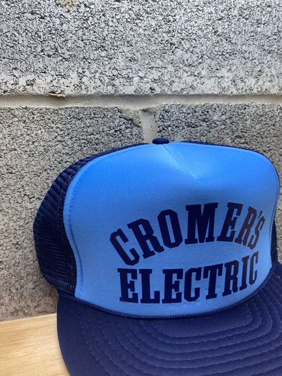 Vintage 1990s Cromer’s Electric Snapback Trucker … - image 3