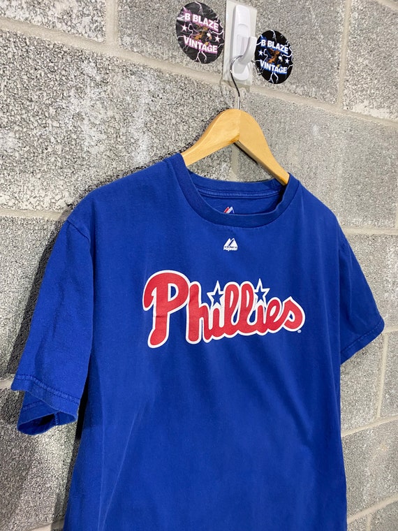 Vintage Y2K 2000s Philadelphia Phillies Cliff Lee Blue MLB -  Israel