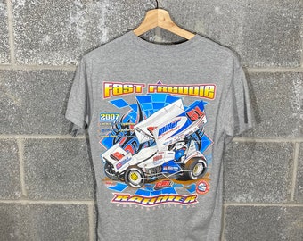 Vintage Dave Blaney sprint car  t-shirt gildan-usa Reprint