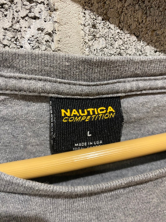 Vintage 1990s Nautica Competition Made in USA T-S… - image 3