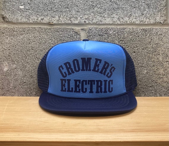 Vintage 1990s Cromer’s Electric Snapback Trucker … - image 1