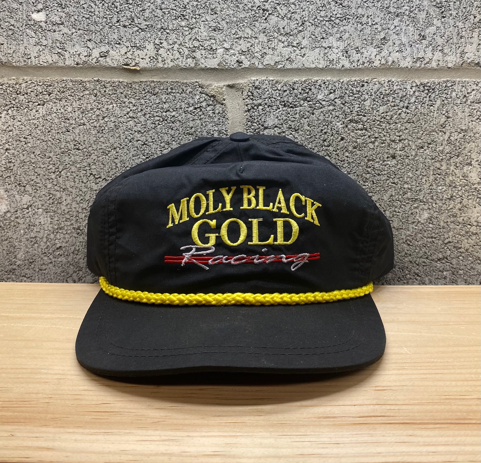 Vintage 1990s Moly Black Gold Racing NASCAR Graphic Hat Etsy