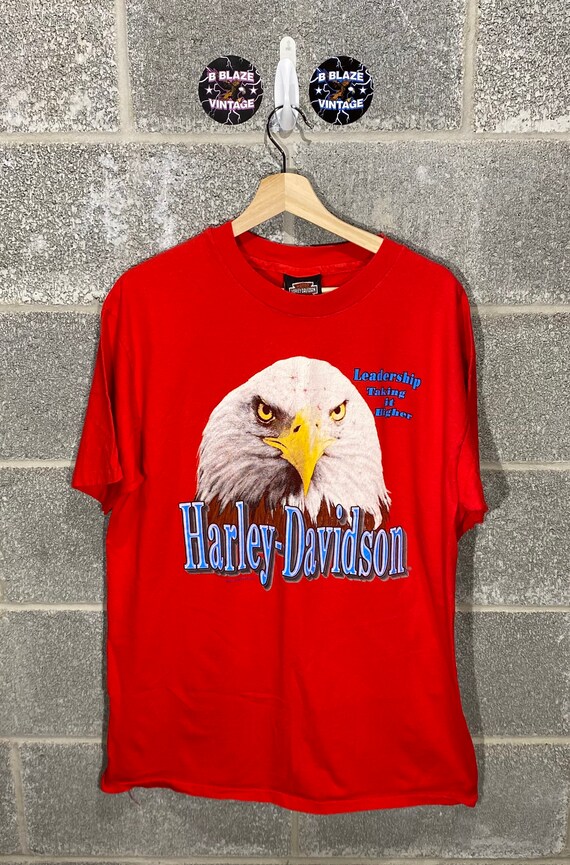 Liberty Bald Eagle Vintage 90's T Shirt USA 50/50 Single Stitch 