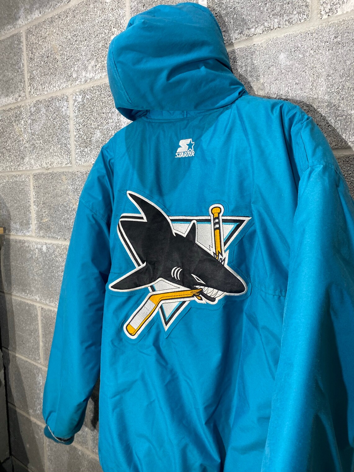 Vintage 1990s San Jose Sharks NFL Hockey Starter VTG Jacket Etsy