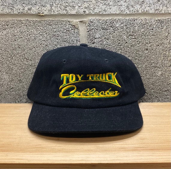 Vintage 1990s Toy Truck Collector Black VTG  Hat - image 1