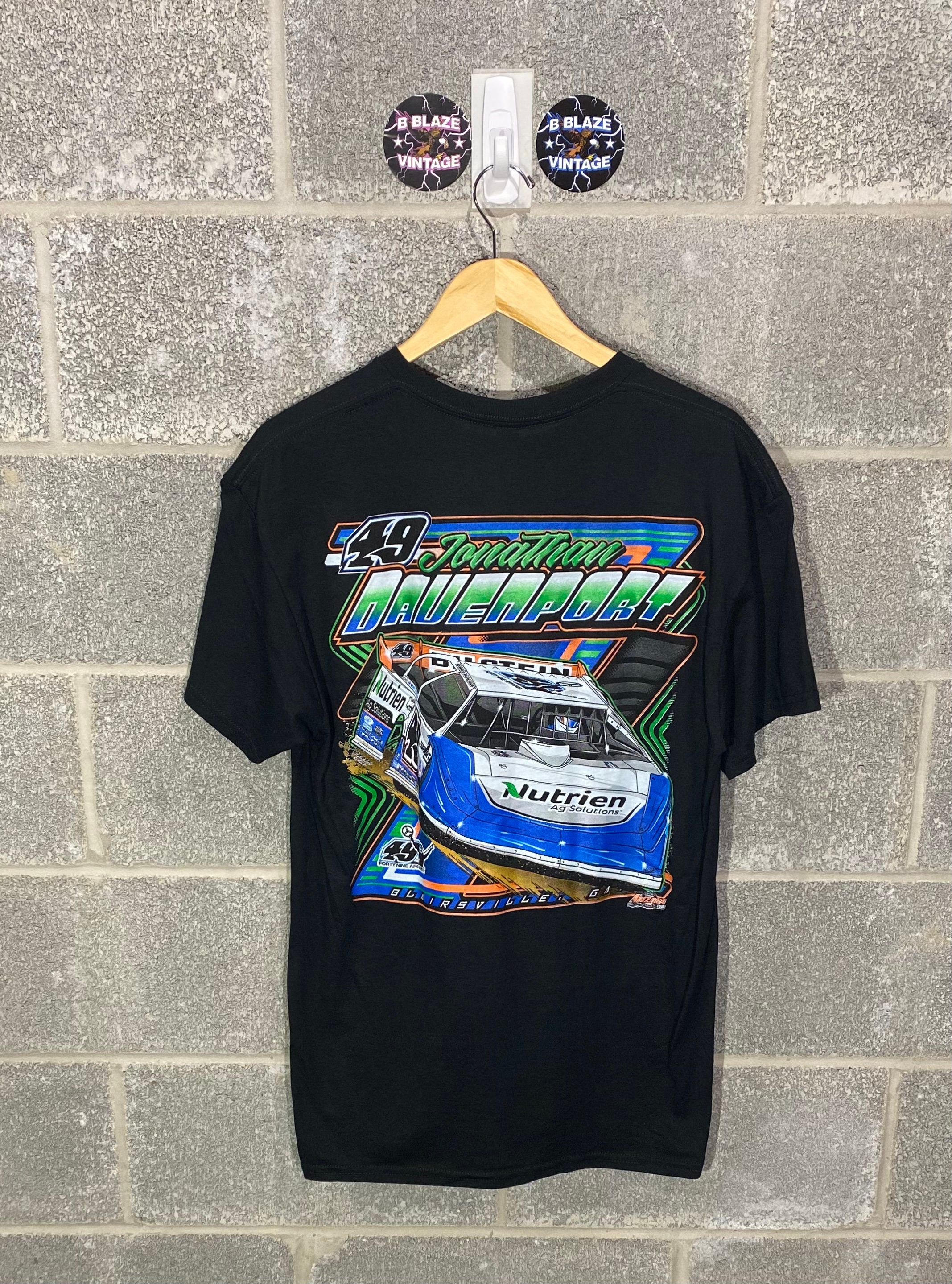 Discover Y2K 2010s Jonathan Davenport Late Model Dirt Track Racing Graphic T-Shirt