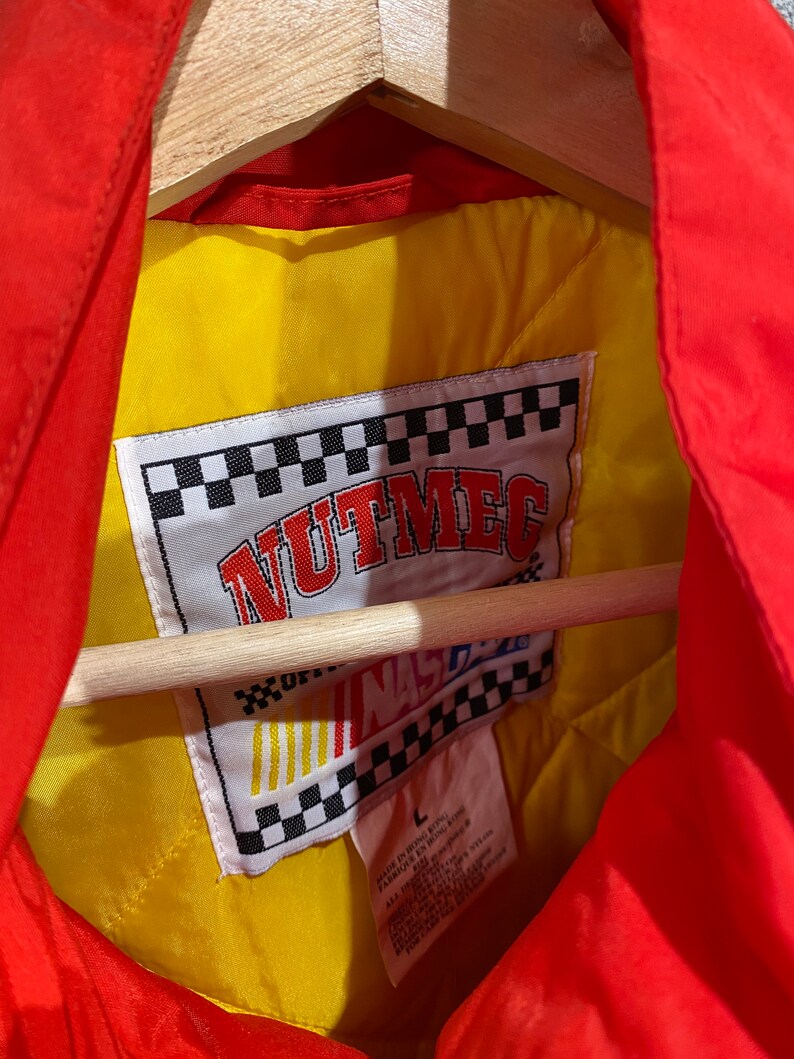 Vintage 1990s Jeff Gordon Nutmeg NASCAR Racing All Over Print Jacket