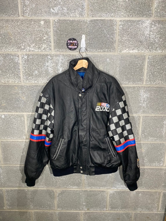 nascar leather jacket