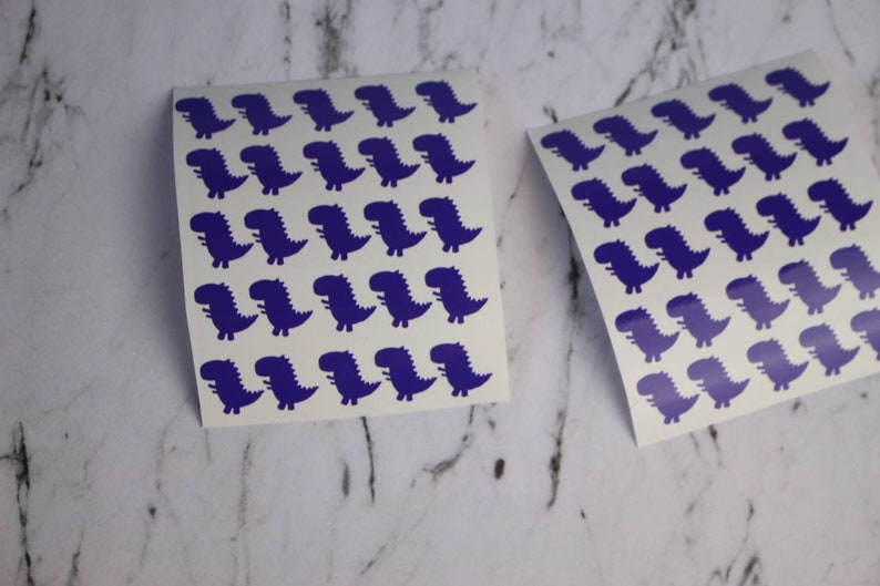 birthday stickers wall stickers party invitation stickers Cute dinosaur stickers 0.2 inch purple planner stickers envelope seals