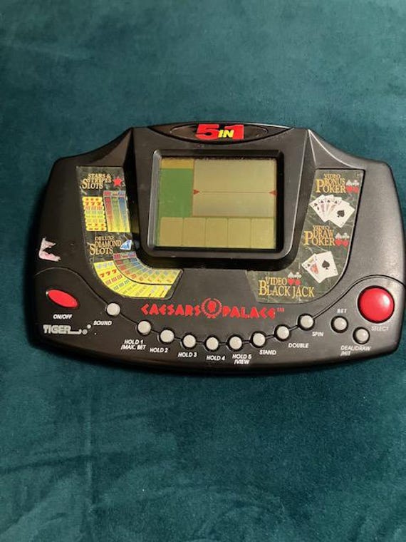 Tiger Caesar's Palace Deluxe Vintage LCD Handheld Electronic Game