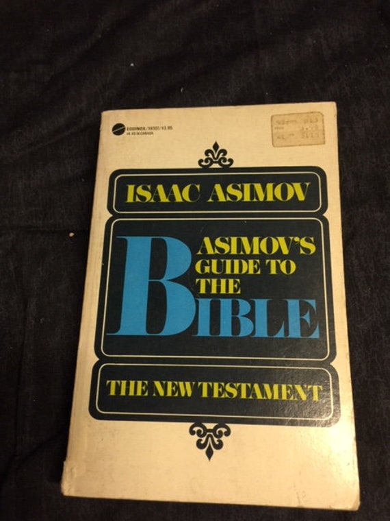 Vintage Softback Classic Asimov's Guide to the Bible New Etsy
