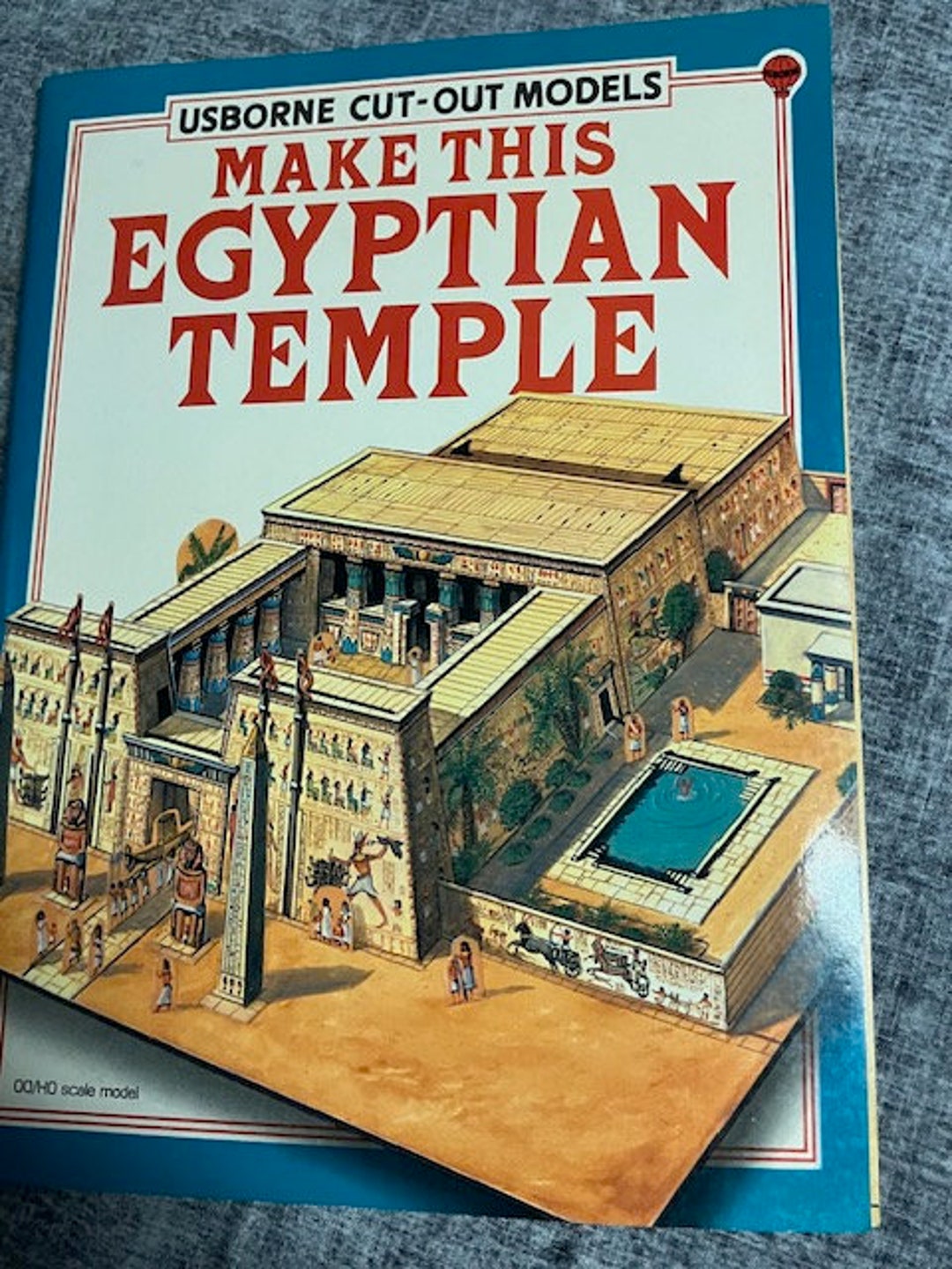 Make This Egyptian Temple Usborne Early Edition Assemble Book - Etsy