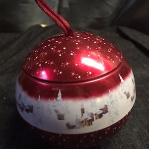 Lindt Christmas Ornament Holiday Tin
