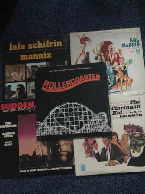 Lalo Shifrin Movie Soundtracks Vinyl Record Albums Rollercoaster