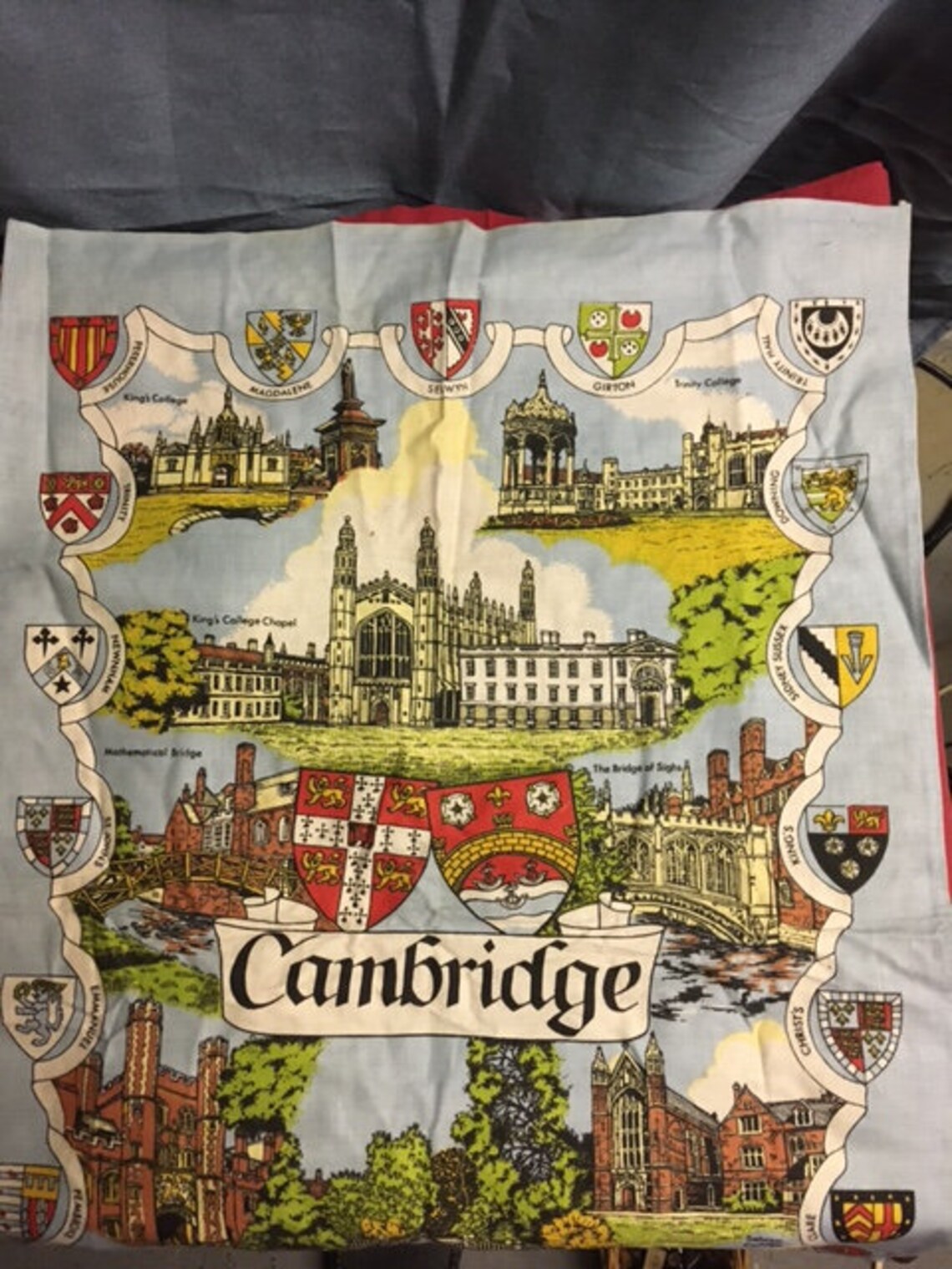 Cambridge Cloth Banner Samson Souvenirs Etsy