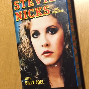 Stevie Nicks and Friends VHS with Billy Joel SUPER RARE Vintage Videomusik Tape Singer of Fleetwood Mac Retro Tunes