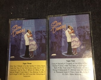 Slow Dancing Vintage Cassette Tapes - Only You - Earth Angel - Sleepwalk - and Many More
