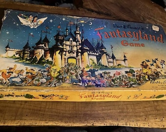 Vintage 1956 Walt Disney's Fantasyland Game by Parker Brothers