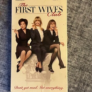 SEALED First Wives Club Vintage VHS Bette Midler Goldie Hawn Diane Keaton