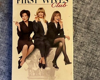 SEALED First Wives Club Vintage VHS Bette Midler Goldie Hawn Diane Keaton