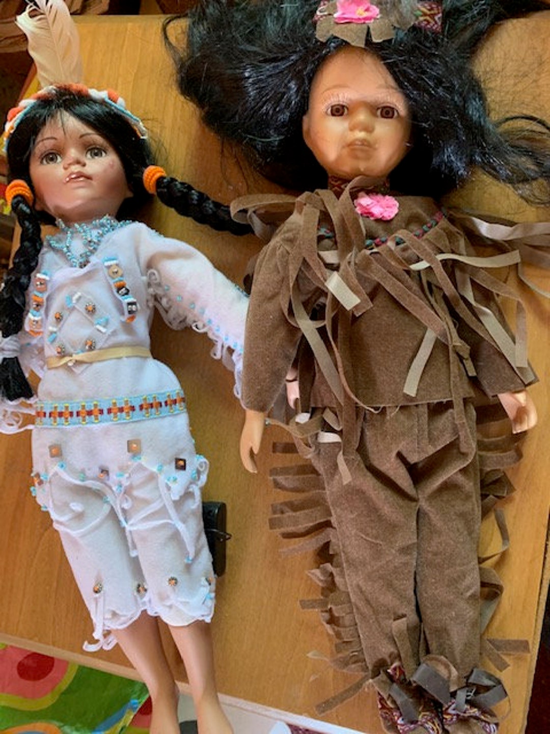 Vintage Native American Dolls Etsy